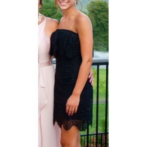 Strapless Black Dress